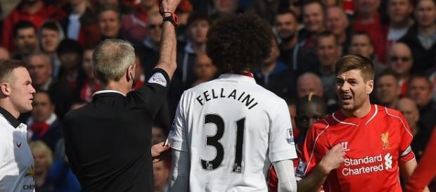 Red card Gerrard is pivotal as Liverpool outshone by Manchester ... - provenquality.com Red card Gerrard is pivotal as Liverpool outshone by Manchester ... - provenquality.com