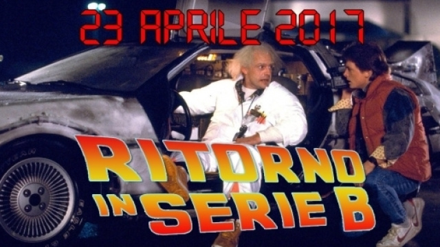 Doc Brown e Marty McFly parlano del Foggia in B (fonte: www.facebook.com/sonuzamarr)