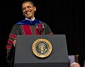 Barack Obama steps back into the public arena
