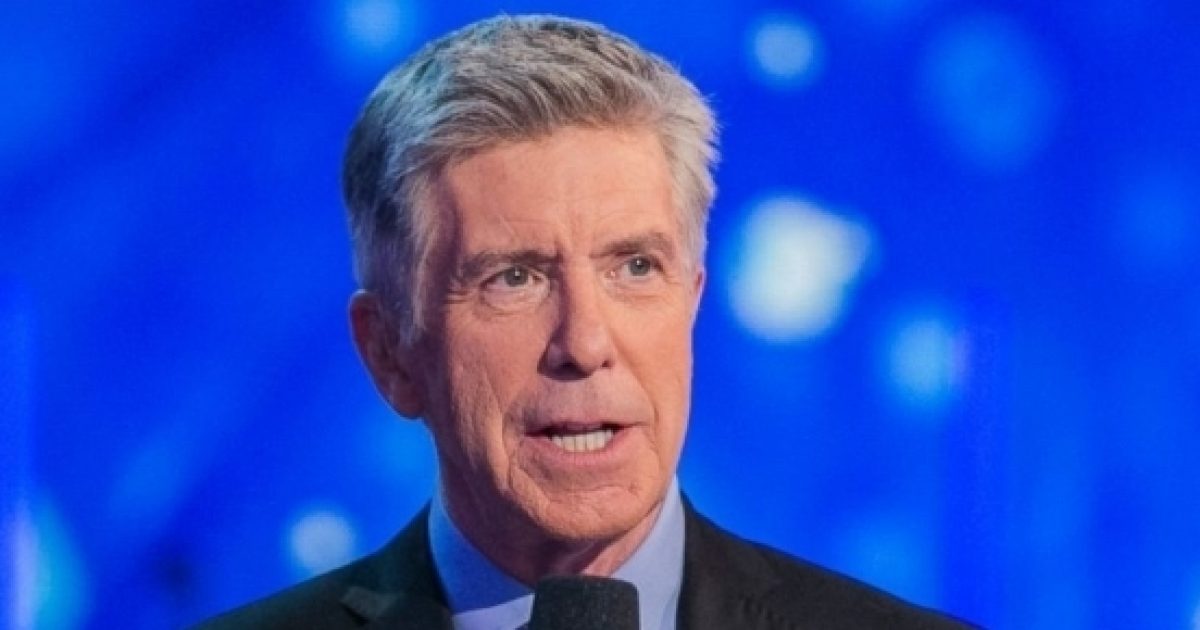 Host Tom Bergeron performs a ritual before episodes of 'Dancing with the Stars'