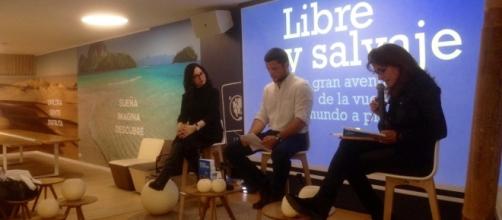 Ignacio Dean en la presentación de "Libre y salvaje" en PANGEA (Madrid) - Fotografía de Andrés Iwasaki 06.04.17