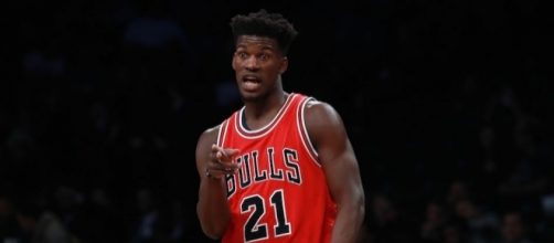 Jimmy Butler and Chicago visit Brooklyn in Saturday's NBA action. [Image via Blasting News image library/inquisitr.com]