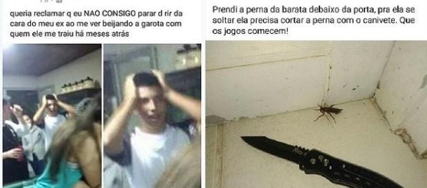 A reação desse garoto foi registrada em um print feito por sua ex-namorada A reação desse garoto foi registrada em um print feito por sua ex-namorada