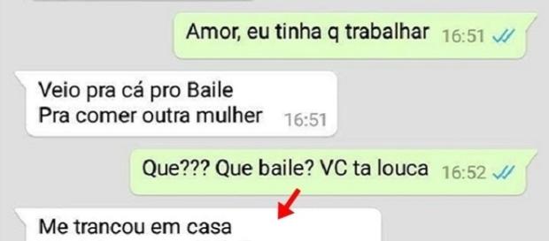 Esse jovem ficou desesperado ao receber mensagens sem nexo de sua namorada Esse jovem ficou desesperado ao receber mensagens sem nexo de sua namorada