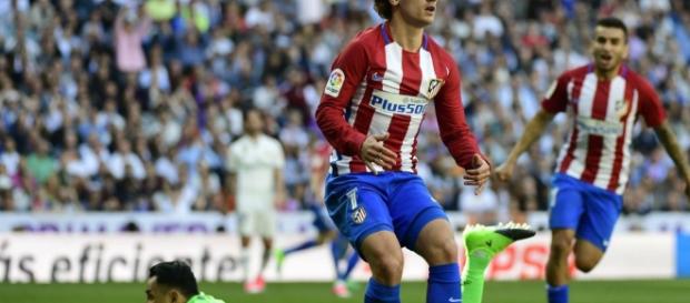 Fue el tercer gol de Griezmann ante el Madrid, vistiendo la camiseta del Atlético Fue el tercer gol de Griezmann ante el Madrid, vistiendo la camiseta del Atlético