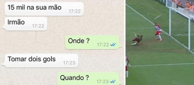 Presidente de clube ofereceu R$ 15 mil para goleiro sabotar partida de seu time Presidente de clube ofereceu R$ 15 mil para goleiro sabotar partida de seu time