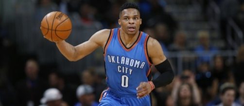 Russell Westbrook takes another shot at history on Sunday against Denver. [Image via Blasting News image library/inquisitr.com]