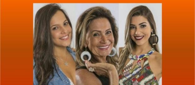 Emilly, Ieda e Vivian, as três finalistas da 17.ª edição do Big Brother Brasil Emilly, Ieda e Vivian, as três finalistas da 17.ª edição do Big Brother Brasil