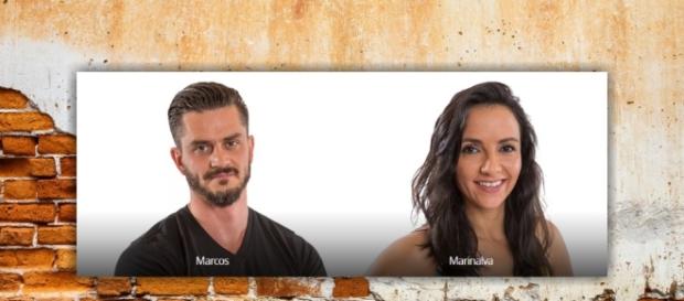 Na noite deste domingo (09), Marcos e Marinalva saberão qual dos dois terá que deixar o BBB17 Na noite deste domingo (09), Marcos e Marinalva saberão qual dos dois terá que deixar o BBB17