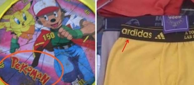 Nomes bizarros de marcas falsificadas Nomes bizarros de marcas falsificadas