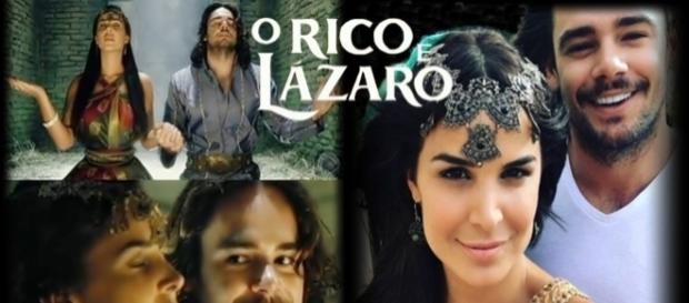 'O Rico e Lázaro': o amor de Joaquim e Edissa enfrentará a rainha Neusta 'O Rico e Lázaro': o amor de Joaquim e Edissa enfrentará a rainha Neusta