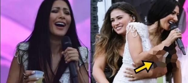 Simone, irmã da Simaria, bebe, mostra demais e marmanjos vão à loucura com flagrante Simone, irmã da Simaria, bebe, mostra demais e marmanjos vão à loucura com flagrante