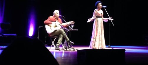 Caetano Veloso y Teresa Cristina en el Palacio de la Ópera (A Coruña). 30abril2017.
