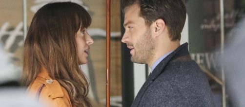 'Fifty Shades Darker' lead stars are reportedly having a secret affair after being spotted in the Budapest. (Photo via digitalspy.com)