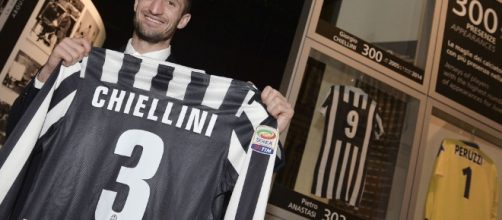 Rugani e Chiellini difensori della Juventus