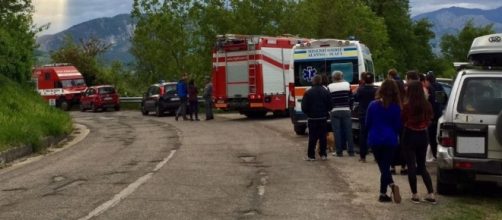 Tragedia a Caramanico Terme, coppia annega nel fiume Orte, difficile il recupero dei corpi. Foto: abr24.it.