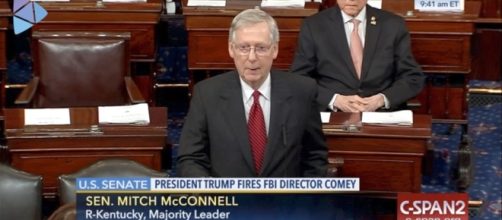 Sen. Mitch McConnell Calls Comey Reaction "Partisan" / Photo by philly.com via Blasting News library