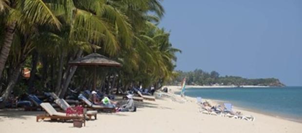 Ilha de Koh Samui, onde casal foi flagrado em momentos íntimos Ilha de Koh Samui, onde casal foi flagrado em momentos íntimos