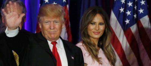 Donald Trump's and Wife Melania/ photo via ABC News