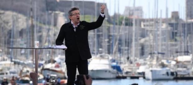 Jean Luc Mélanchon à Marseille lors des précédentes élection présidentielle Jean Luc Mélanchon à Marseille lors des précédentes élection présidentielle
