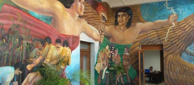 Los murales en el Palacio Municipal identifican la entidad con la heroica Historia de México. Los murales en el Palacio Municipal identifican la entidad con la heroica Historia de México.