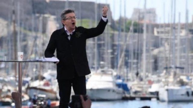 Jean Luc Mélanchon à Marseille lors des précédentes élection présidentielle
