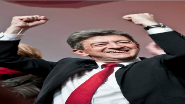 Melenchon presente sa candidature a Marseille - Flickr