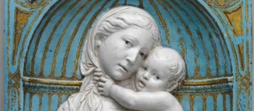 Luca della Robbia, “Virgin and Child in a niche” FAIR USE hyperallergic.com Creative Commons