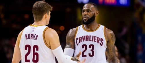 LeBron James says Kyle Korver plays in 'league of his own' - Cavs ... - cavsnation.com