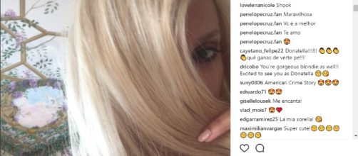 Penelope Cruz Instagram: prima foto da Donatella Versace