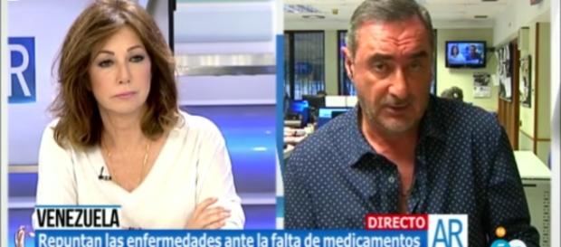 Carlos Herrera en el programa de Ana Rosa Carlos Herrera en el programa de Ana Rosa