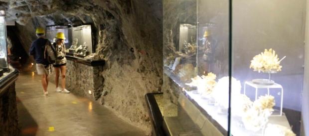 Los tuneles del El Edén ahora muestran en vitrinas la diversidad mineral. Los tuneles del El Edén ahora muestran en vitrinas la diversidad mineral.