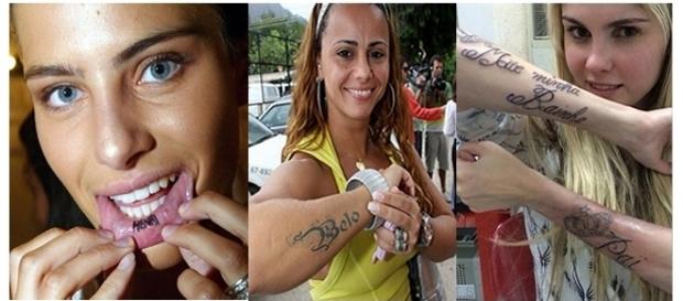 Tatuagens de famosos que não deram certo Tatuagens de famosos que não deram certo