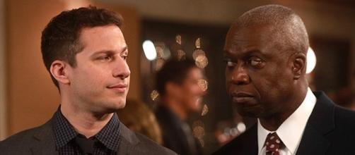 Andy Samberg and Andre Braugher show off their chemistry as Detective Jake Peralta and Captain Ray Holt in the award-winning comedy. (SpoilerTV/FOX)