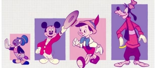 Personagens animados que usavam luvas (Imagem: Reprodução YouTube) Personagens animados que usavam luvas (Imagem: Reprodução YouTube)