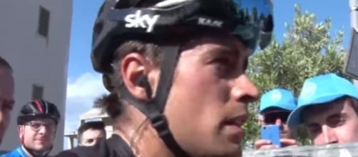 Mikel Landa, all'attacco nella tappa di Peschici