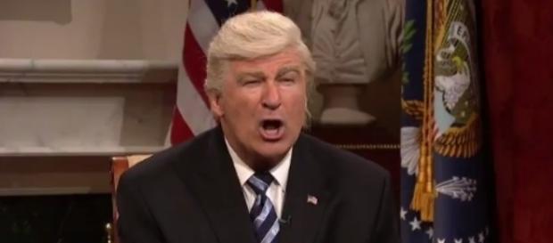 Alec Baldwin on SNL, via Twitter Alec Baldwin on SNL, via Twitter