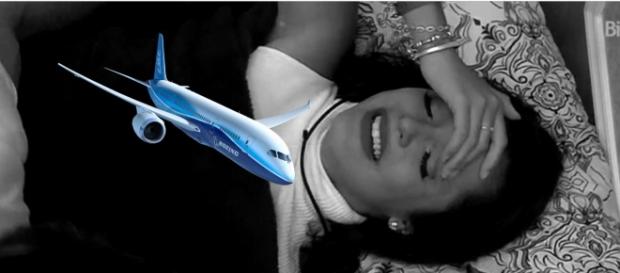 Campeã do BBB, Emilly polemiza em avião Campeã do BBB, Emilly polemiza em avião
