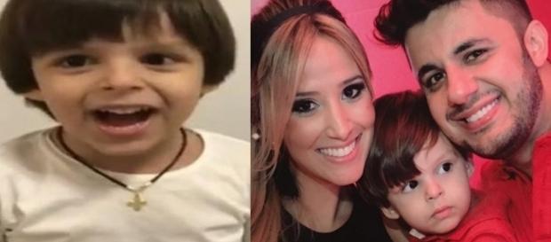 Bernado canta sucessos do pai, Cristiano Araújo, e emociona os internautas Bernado canta sucessos do pai, Cristiano Araújo, e emociona os internautas