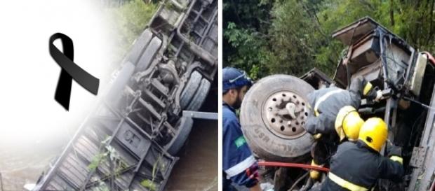 Ônibus tomba e deixa dois mortos - Google Ônibus tomba e deixa dois mortos - Google