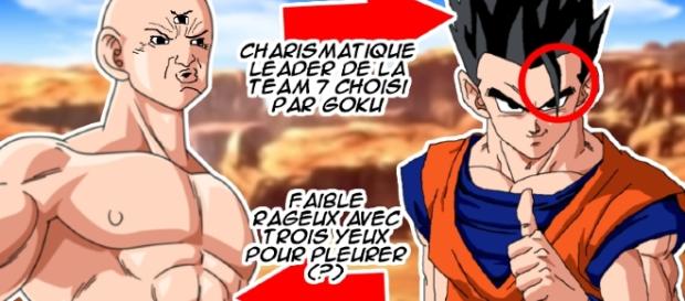 Tenshinhan se fait atomiser alors que Gohan montre encore une fois sa véritable valeur et est choisi comme leader de la Z Team ! Tenshinhan se fait atomiser alors que Gohan montre encore une fois sa véritable valeur et est choisi comme leader de la Z Team !