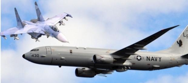 Un avion de vânătoare rusesc a "șicanat" un avion american în Marea Neagră Un avion de vânătoare rusesc a "șicanat" un avion american în Marea Neagră