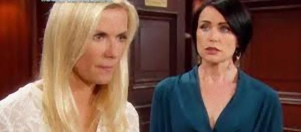 Beautiful: Quinn cerca di convincere Brooke. Beautiful: Quinn cerca di convincere Brooke.