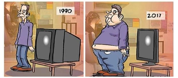 Ilustrações que mostram as mudanças na sociedade Ilustrações que mostram as mudanças na sociedade