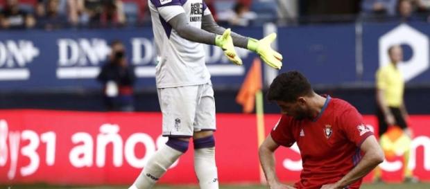 Memo Ochoa ante el Osasuna vs Granada. Memo Ochoa ante el Osasuna vs Granada.