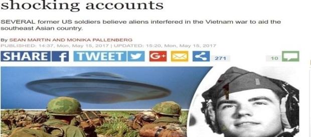 Periódico do Reino Unido destaca depoimentos de militares que viram UFOs (Express) Periódico do Reino Unido destaca depoimentos de militares que viram UFOs (Express)