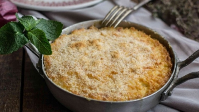 Il risotto Di San pietro al melone, cibo per gli occhi.