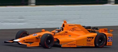 Fernando Alonso preparing for Indy 500