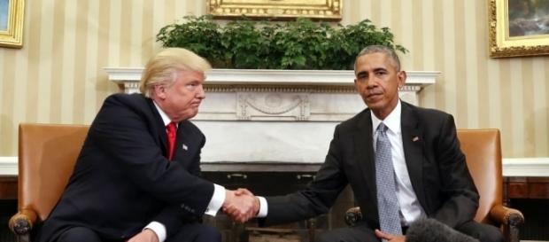 Donald Trump and Barack Obama photo via BN library Donald Trump and Barack Obama photo via BN library