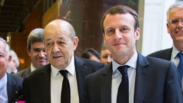 Macron à l'école Polytechnique - CC BY